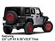 Black Rhino Primm Candy Red with Black Bolts Wheel; 17x9 (07-18 Jeep Wrangler JK)