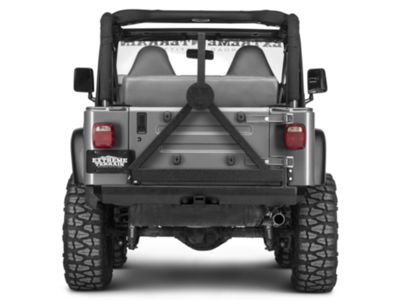 Rugged Ridge Jeep Wrangler Rock Crawler Rear Bumper with Tire