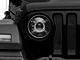 Rough Country 9-Inch DRL Halo LED Headlights; Black Housing; Clear Lens (18-24 Jeep Wrangler JL)