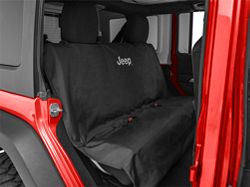Jeep Licensed by TruShield Waterproof Pet Guard Seat Cover with Jeep Logo (Universal; Some Adaptation May Be Required)