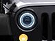 Raxiom Axial Series 7-Inch Dragon Eye LED Headlights; Black Housing; Clear Lens (07-18 Jeep Wrangler JK)
