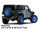 Fuel Wheels Twitch Anodized Blue Milled Wheel; 22x10 (07-18 Jeep Wrangler JK)