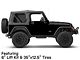 Pro Comp Wheels 32 Series Bandido Flat Black Wheel; 16x8 (97-06 Jeep Wrangler TJ)