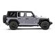 Rough Country High Clearance LED Flat Fender Flares; Textured Black (18-24 Jeep Wrangler JL)