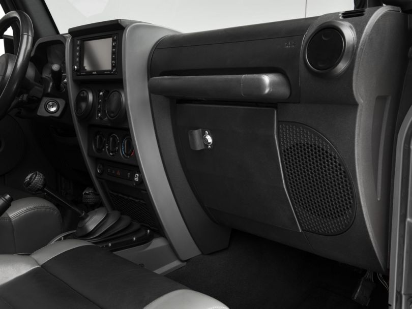 Smittybilt Jeep Wrangler Vaulted Glove Box Black 812301 (0718 Jeep