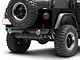 Smittybilt SRC Classic Rear Bumper with D-Rings; Textured Black (76-06 Jeep CJ5, CJ7, Wrangler YJ & TJ)