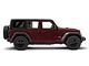 SEC10 Small Rear Window Decal; Gloss Black (18-24 Jeep Wrangler JL)