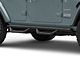 Barricade Tubular Drop Steps; Fine Textured Black (18-24 Jeep Wrangler JL 4-Door)