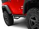 Barricade Tubular Drop Steps; Fine Textured Black (07-18 Jeep Wrangler JK 2-Door)