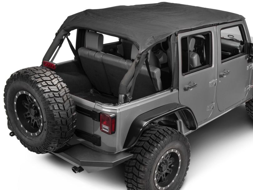 Rugged Ridge Jeep Wrangler Pocket Island Top - Black Diamond 13592.35 ...