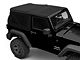 Bestop Supertop NX Soft Top with Tinted Windows; Matte Black Twill (07-18 Jeep Wrangler JK 2-Door)
