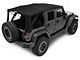 Bestop Supertop NX Soft Top with Tinted Windows; Black Twill (07-18 Jeep Wrangler JK 4-Door)