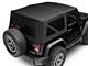 Bestop Replace-A-Top with Tinted Windows; Matte Black Twill (10-18 Jeep Wrangler JK 2-Door)