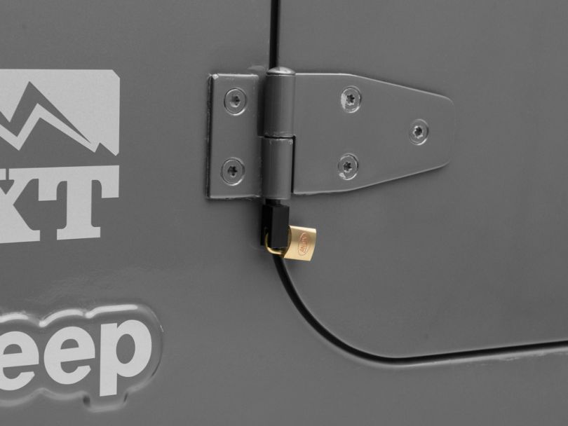 Rugged Ridge Jeep Wrangler Door Hinge Lock Kit MSSLG1 (9706 Jeep