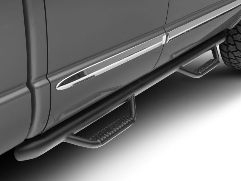 N-Fab RAM Cab Length Nerf Side Step Bars - Textured Black R101721 (02 ...