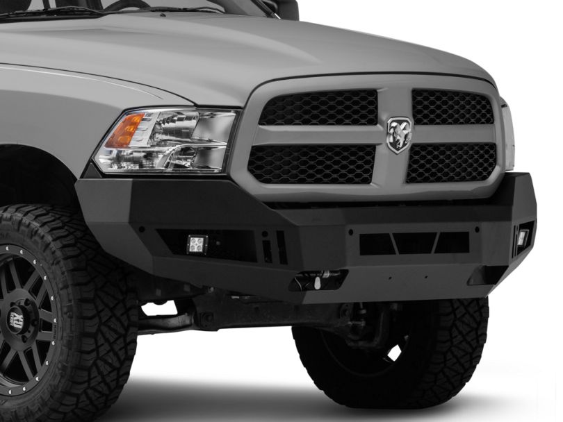 Barricade RAM Extreme HD Front Bumper w/ LED Fog Lights - Textured ...