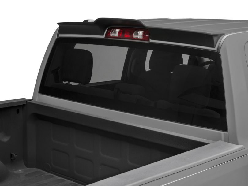 SpeedForm RAM 1500 Rear Truck Cab Spoiler - Matte Black R102674 (09-18 ...