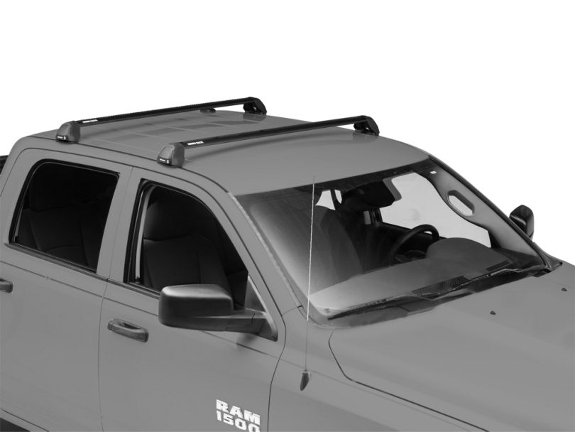 Rhino-Rack RAM Vortex 2500 RS 2-Bar Roof Rack - Black RS416B (09-18 RAM 1500 Quad Cab, Crew Cab) Roof Rack For Ram 2500 Crew Cab