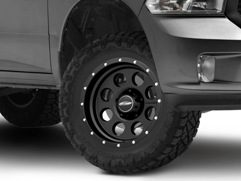 Pro Comp Wheels RAM Proxy Satin Black 5-Lug Wheel - 17x9; -6mm Offset ...
