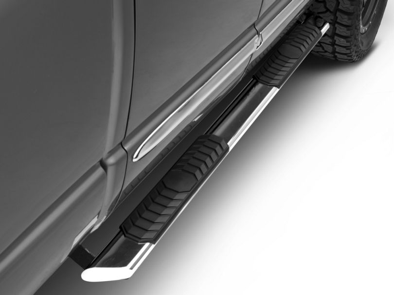 Duratrek RAM 4 in. Flat Oval Running Boards - Stainless Steel R108772 ...