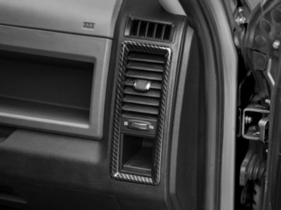 RedRock Air Vent Trim Set; Carbon Fiber (09-18 RAM 1500)