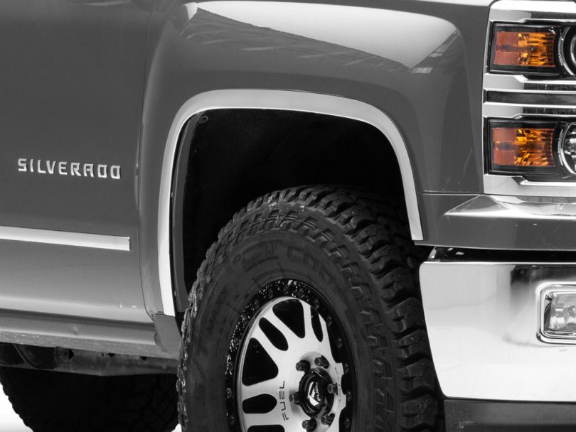 Silverado Stainless Steel Fender Trim - Polished (14-18 Silverado 1500)