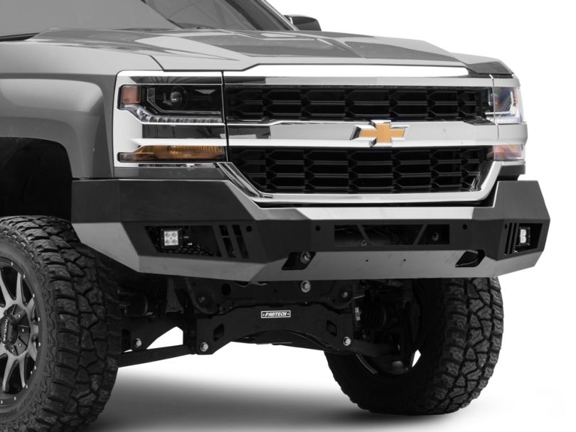 Barricade Silverado Extreme HD Front Bumper w/ LED Fog Lights S101324 ...