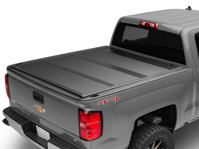 UnderCover Silverado 1500 Ultra Flex Tri-Fold Tonneau Cover; Black ...