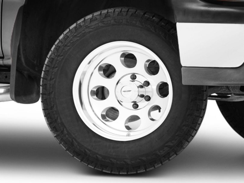 Pro Comp Wheels Silverado 69 Series Polished 6Lug Wheel 17x9; 6mm