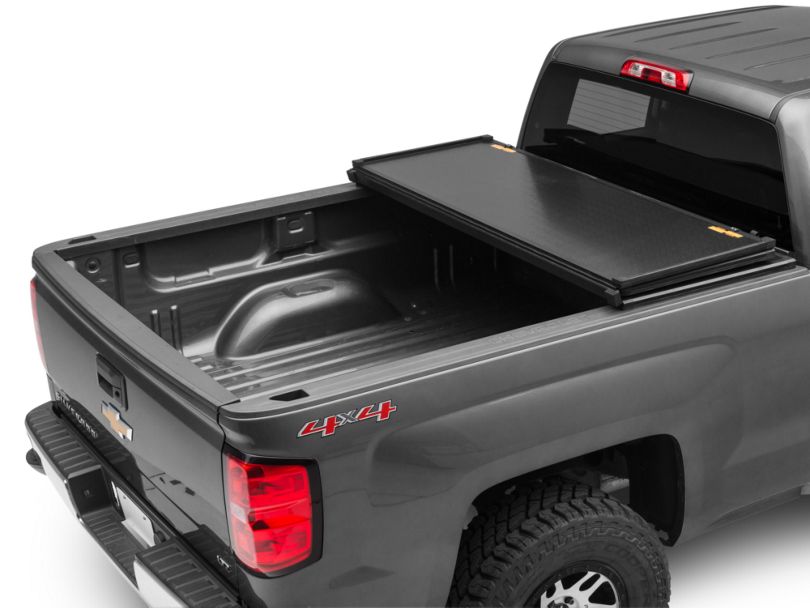 Rough Country Silverado Hard TriFold Tonneau Bed Cover S110583 (1418