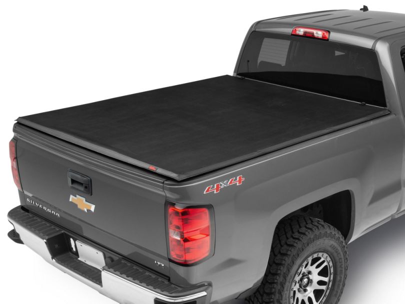 Rough Country Silverado Soft Tri-fold Tonneau Bed Cover S110595 (14-18 