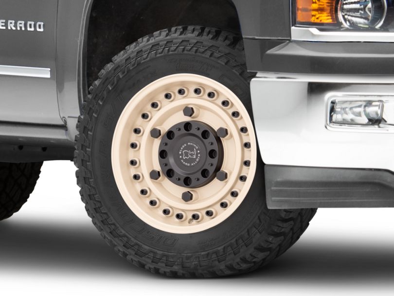 Black Rhino Silverado Armory Desert Sand 6-Lug Wheel - 18x9.5; 6mm