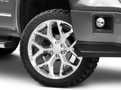 Strada OE Replica Snowflake Chrome 6-Lug Wheel; 22x9; 31mm Offset (14-18 Sierra 1500)