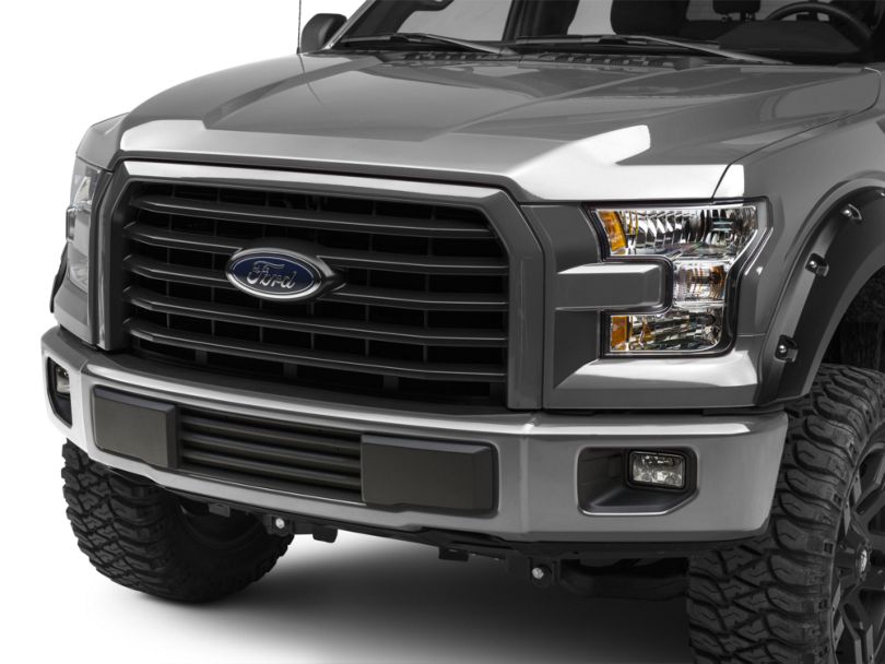 SEC10 F-150 Matte Black Headlight Accent Decals T530858 (15-17 F-150 ...