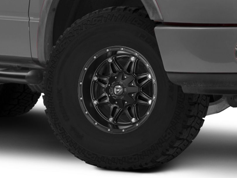Fuel Wheels F150 Matte Black Hostage 6Lug Wheel 17x9 1mm Offset