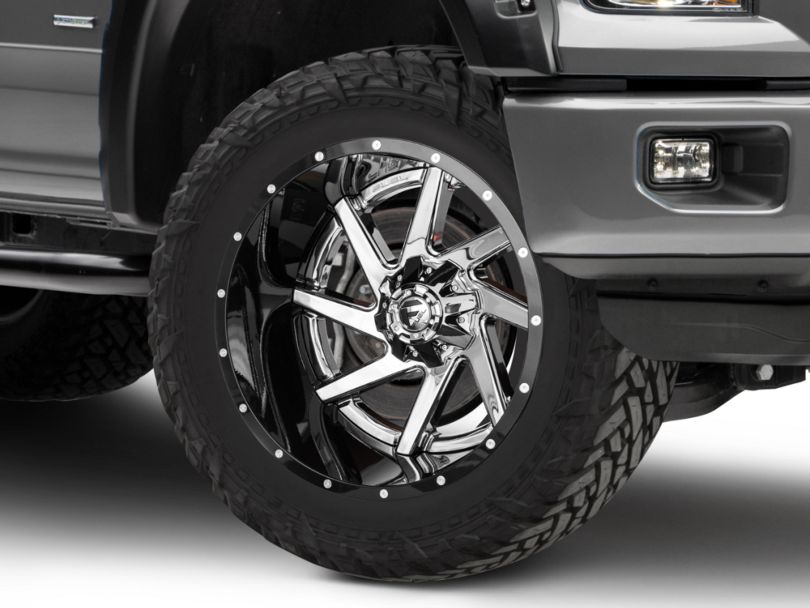 Fuel Wheels F150 Renegade Chrome w/ Gloss Black Lip 6Lug Wheel