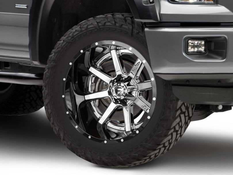 Fuel Wheels F-150 Maverick Chrome w/ Gloss Black Lip 6-Lug Wheel ...