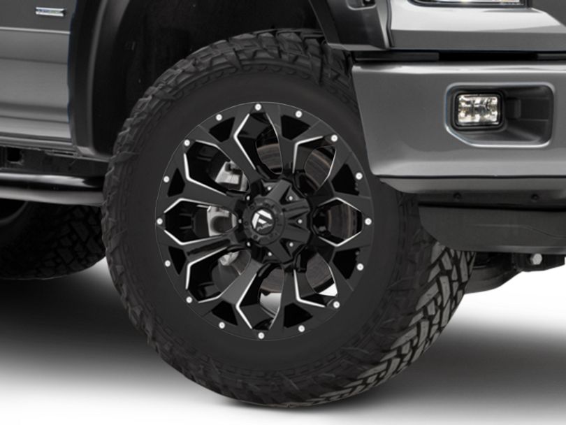 Fuel Wheels F150 Assault Gloss Black 6Lug Wheel 20x9; 1mm Offset