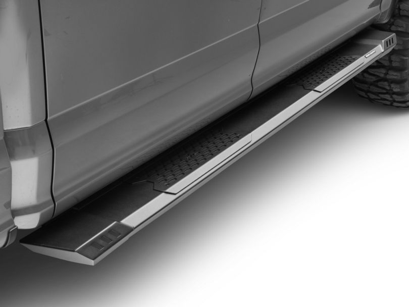 Rough Country F150 Cab Length HD2 Running Boards Black SRB151791 (1520 F150 SuperCrew)
