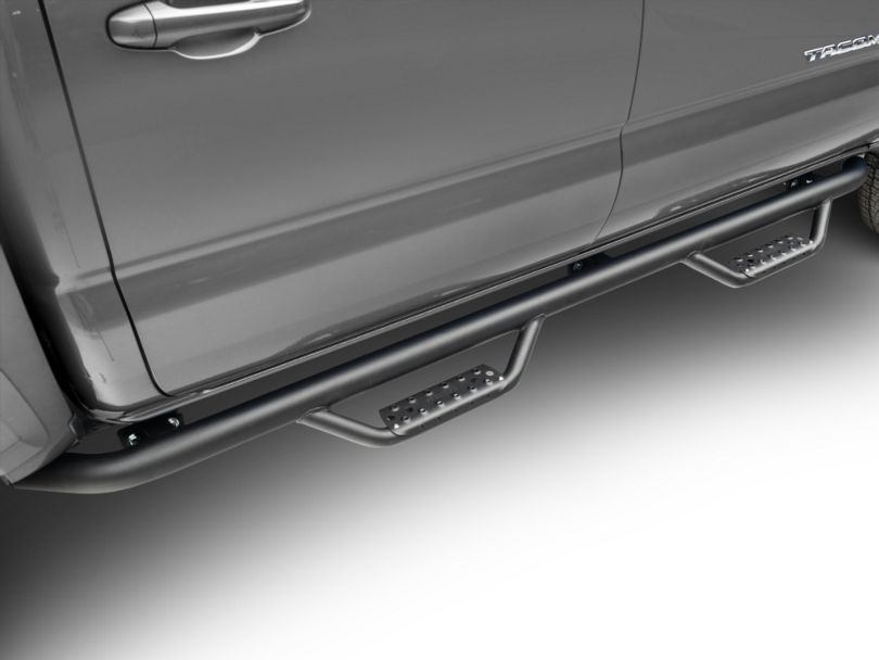 Go Rhino Tacoma Dominator D2 Cab Length Side Step Bars - Textured Black ...