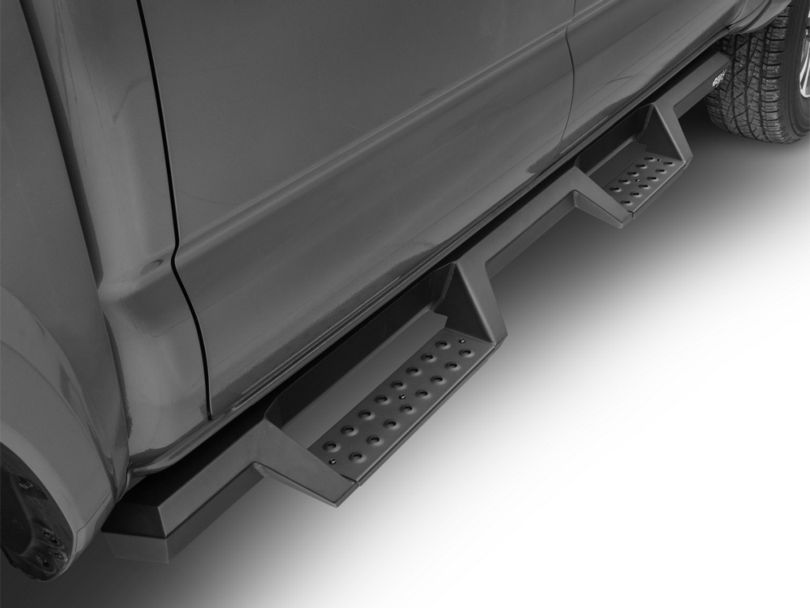 HDX Drop Nerf Side Step Bars Textured Black (0520 Double Cab)