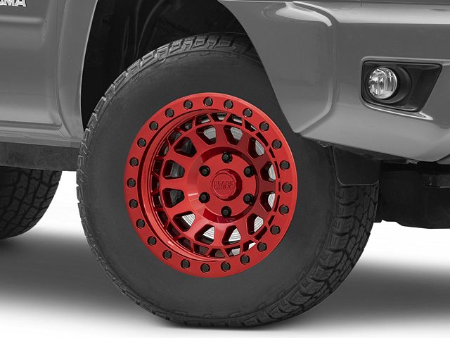 Black Rhino Primm Candy Red with Black Bolts 6-Lug Wheel; 17x9; 0mm Offset (05-15 Tacoma)