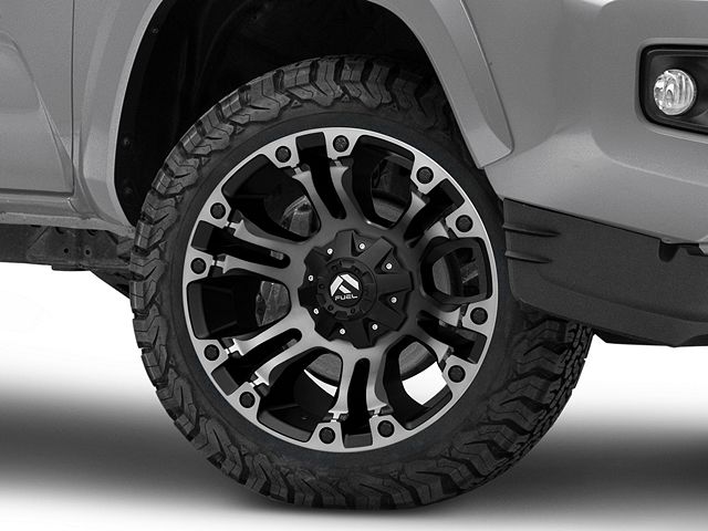 Fuel Wheels Vapor Matte Black with Gray Tint 6-Lug Wheel; 17x9; -12mm Offset (16-23 Tacoma)