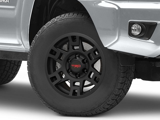 Toyota TRD 4Runner Matte Black 6-Lug Wheel; 17x7; 4mm Offset (05-15 Tacoma)