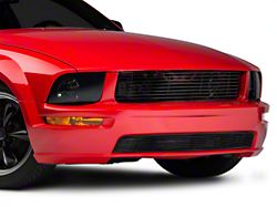 SpeedForm Modern Billet Retro Upper Grille; Black (05-09 Mustang GT)