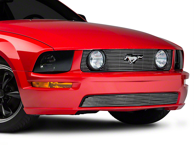 Modern Billet Billet Grille; Polished (05-09 Mustang GT)