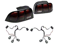 Raxiom Tail Lights and Sequential Tail Light Kit; Smoked (94-98 All)
