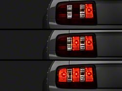 Raxiom Coyote Tail Lights and Sequential Tail Light Kit; Smoked (05-09 All)