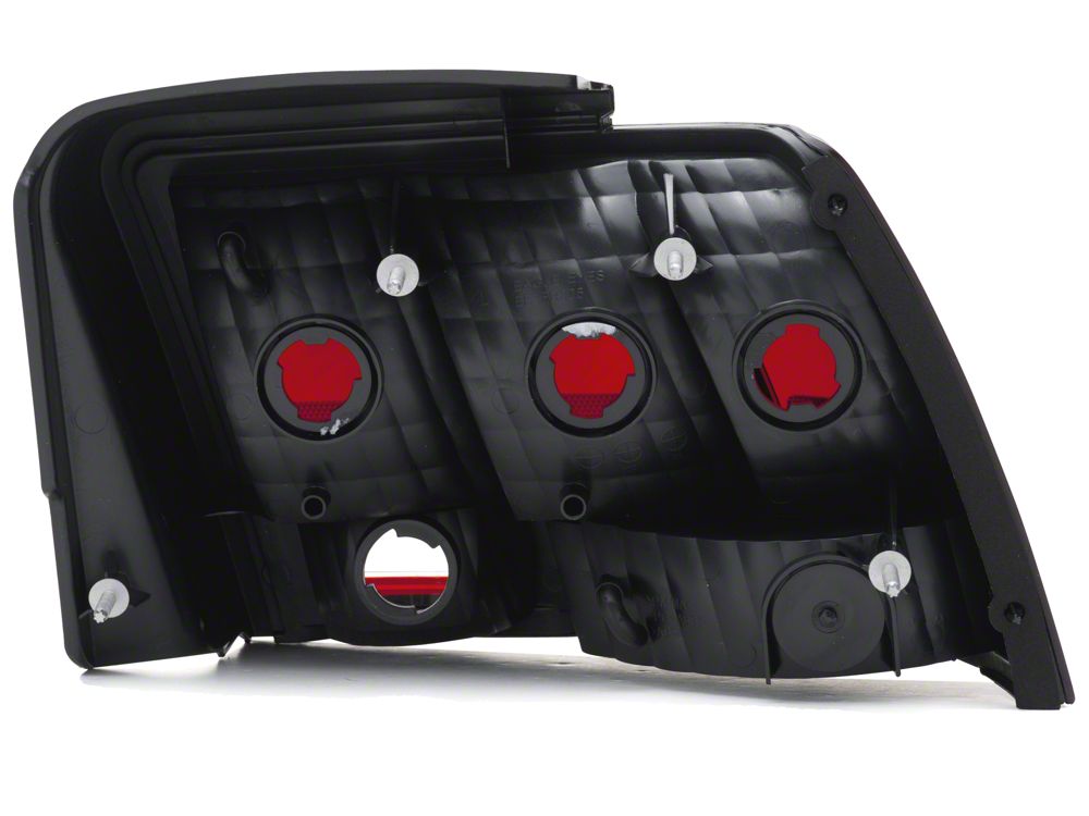 Raxiom Tail Lights and Sequential Tail Light Kit; Black Housing; Smoked ...