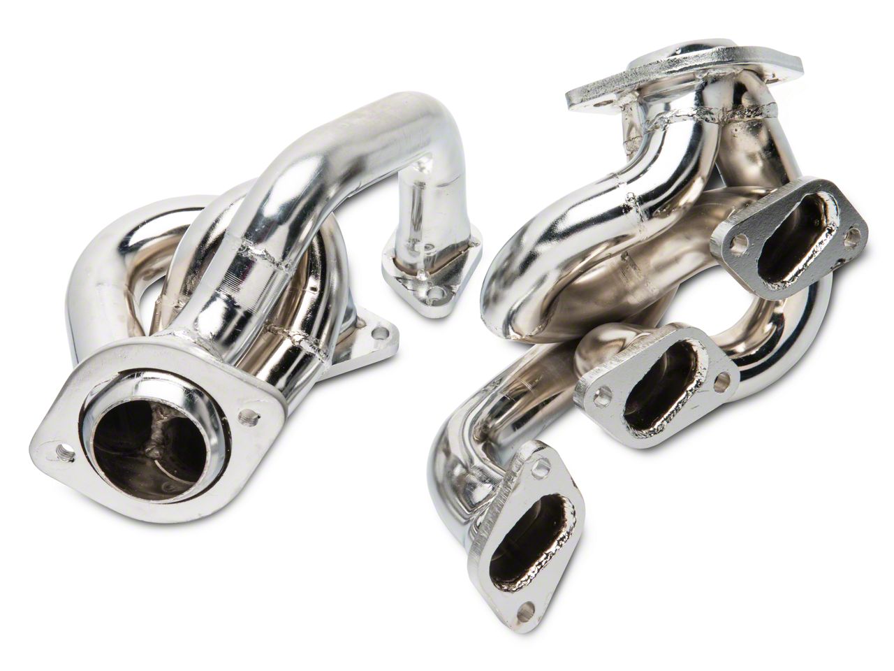 MAC Mustang 1-5/8 in. Chrome Shorty Headers 31405 (11-14 V6) - Free ...